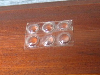 Bumpons (little plastic lumps) are on all stair handrails to guide visually impaired guests to changes in angle or level